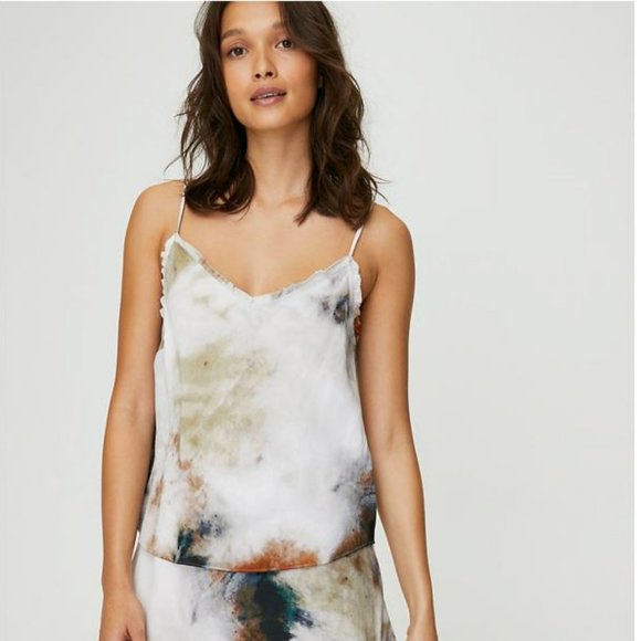 Aritzia Wilfred Ruffle Camisole, Size XS - Picture 1 of 6
